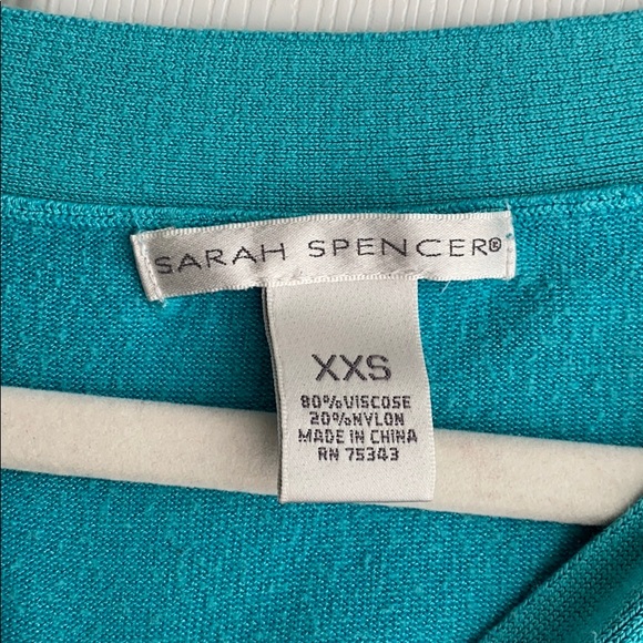 Sky Blue Sarah Spencer Sweater Top - Picture 4 of 7